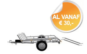 Motor Scooter Trailer Bagagewagen Huren